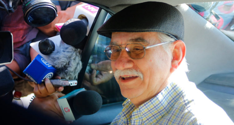 Tito Fernández, la vez que fue a declarar en 2018 cuando fue acusado de violación y abuso sexual.