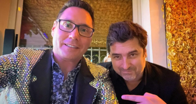 Una selfie de Francisco Saavedra y Jorge Zabaleta en medio de sus viajes por el mundo.