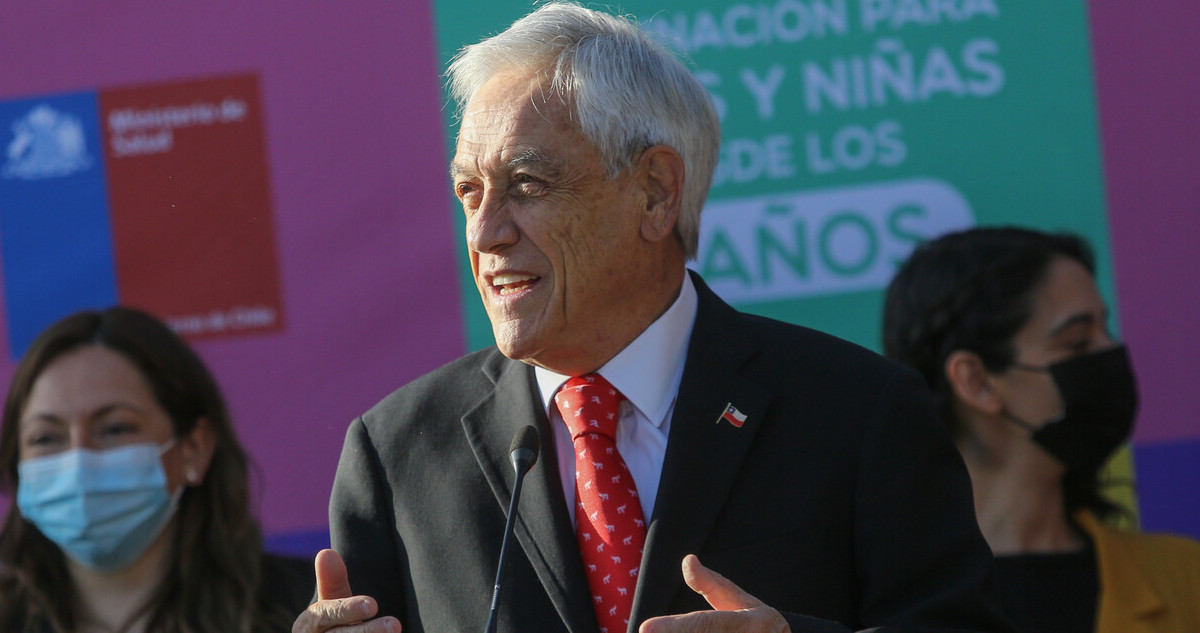 Inicia vacunación para niños entre 3 y 5 años: presidente Piñera destacó eficacia de la vacuna