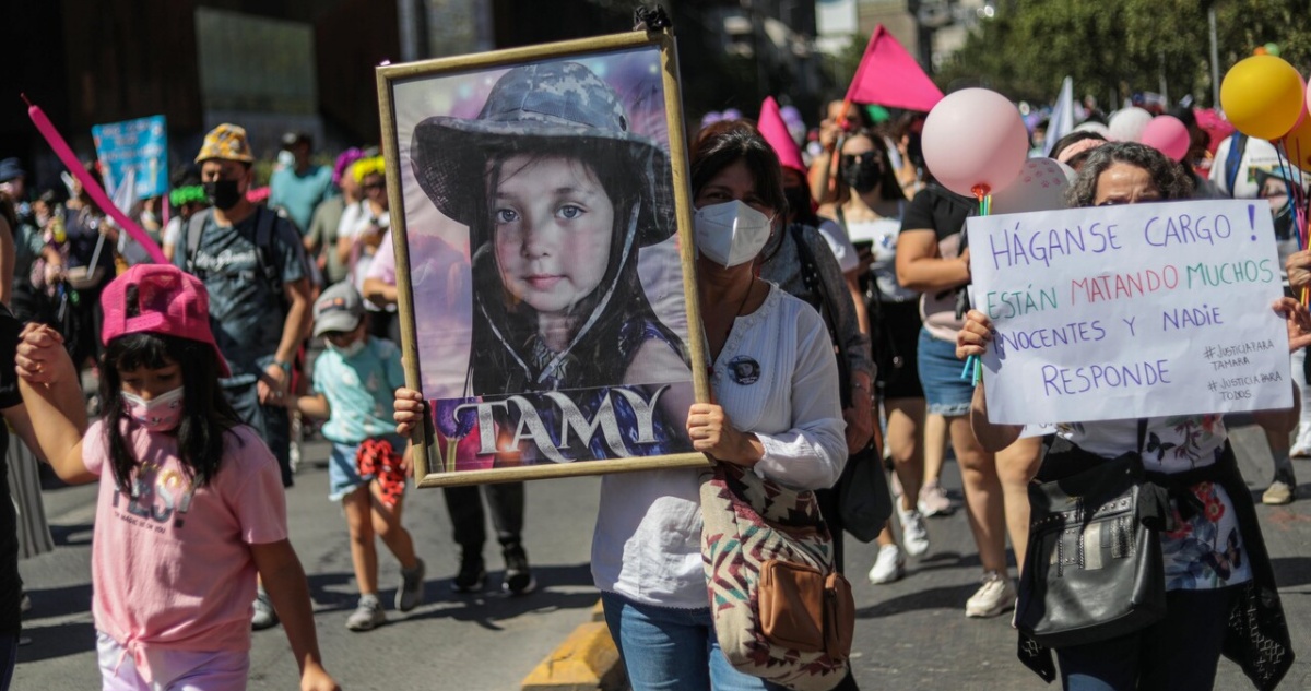 Marcha en Santiago por Tamara Moya