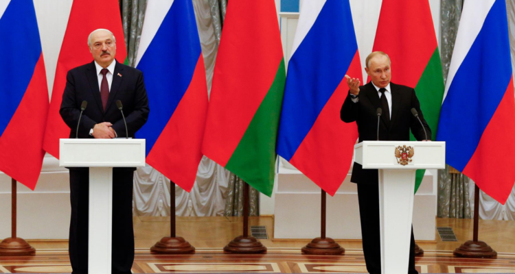 Presidentes de Bielorrusia y Rusia