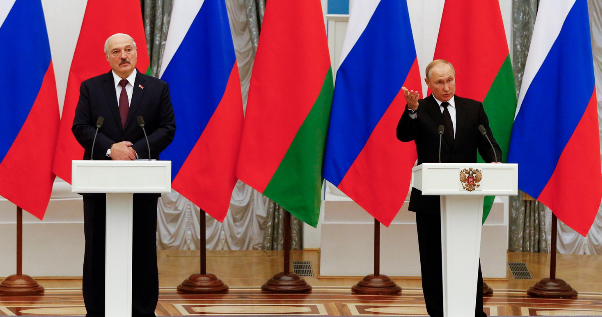Presidentes de Bielorrusia y Rusia