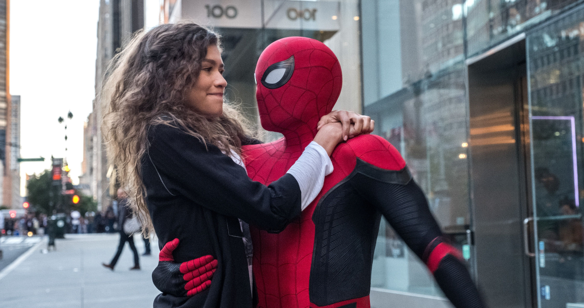 Zendaya y Tom Holland en “Spiderman: No Way Home”