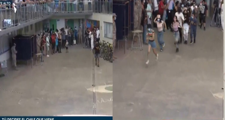 Cierre de mesas en Colegio Alicante del Sol de Puente Alto