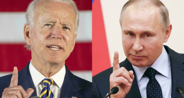 Joe Biden y Vladimir Putin.