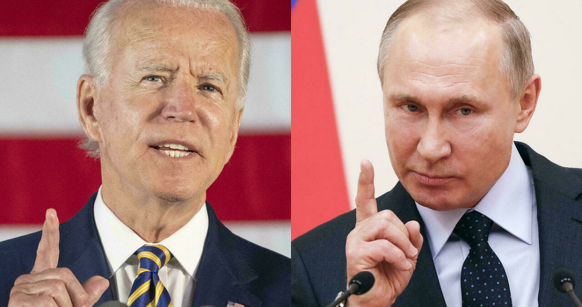 Joe Biden y Vladimir Putin.