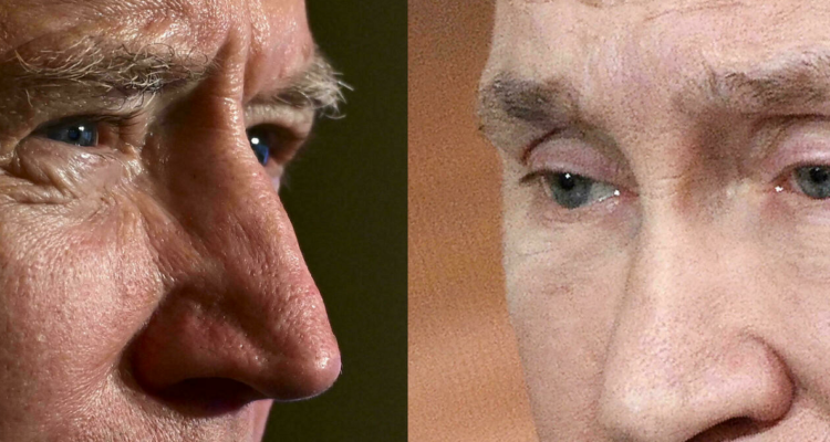 Joe Biden y Vladimir Putin