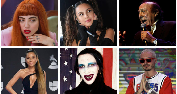 Mon Laferte, Olivia Rodrigo, Buddy Richard, Camila Gallardo, Marilyn Manson, J Balvin