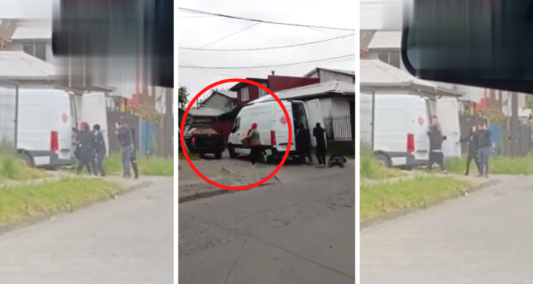 Robo a furgón repartidor en Puerto Montt