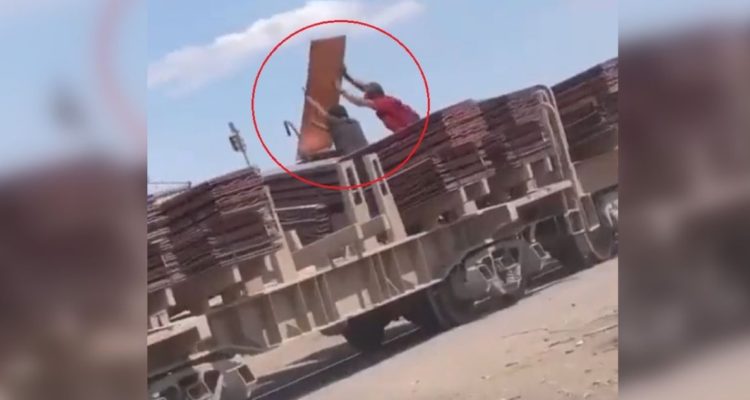 Robo de cobre en Antofagasta en sobre ferrocarril en movimiento