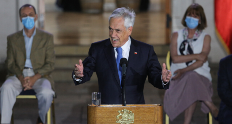 Sebastián Piñera en La Moneda