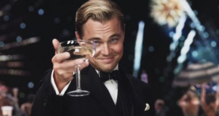 Meme de DiCaprio Año Nuevo