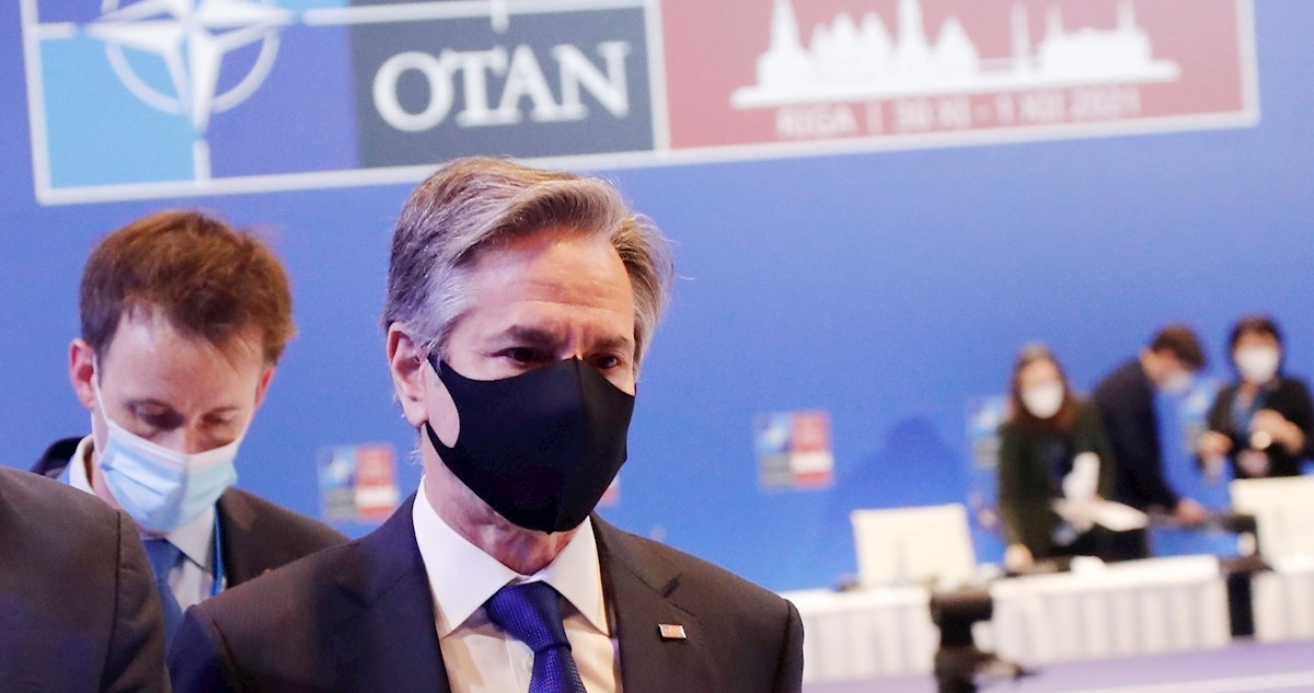 Antony Blinken en la OTAN.