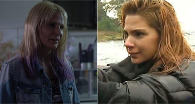 Úrsula Achterberg en Mea Culpa y como se veía al ser “La Diente de Oro” en Fuera de Control.