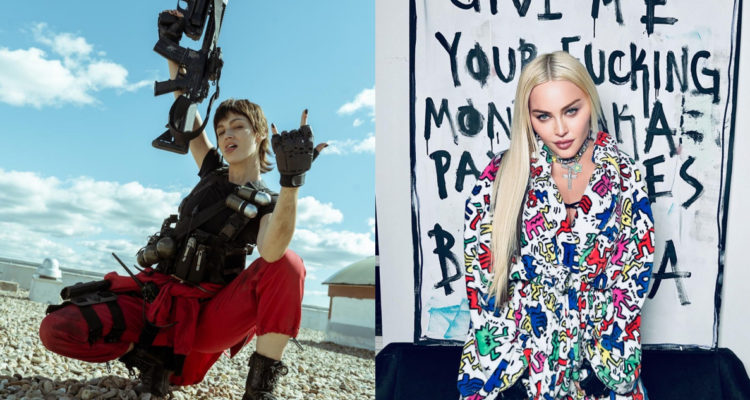 La actriz Úrsula Corberó y la cantante Madonna.