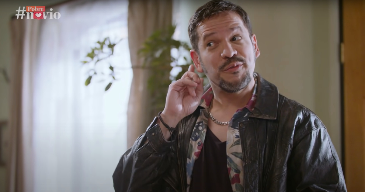El actor bajo su papel de José Gregorio en Pobre Novio.