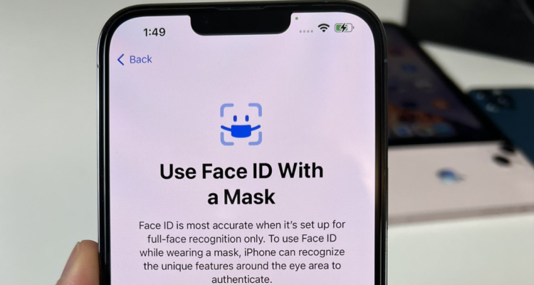 Muestra de actualización de Face ID