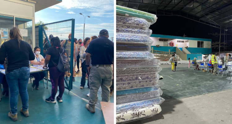 Municipalidad de iquique habilita albergues