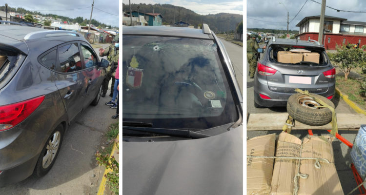 Dan de alta a Carabinero baleado en Tirúa: hija y suegra permanecen inteernadas