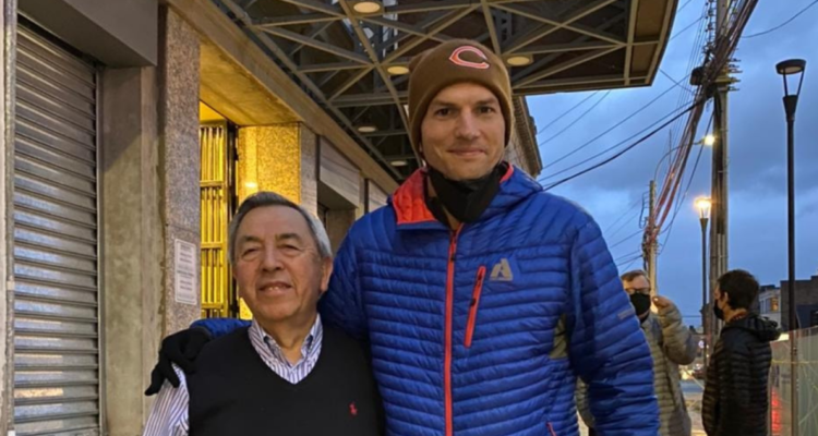 Ashton Kutcher en Chile
