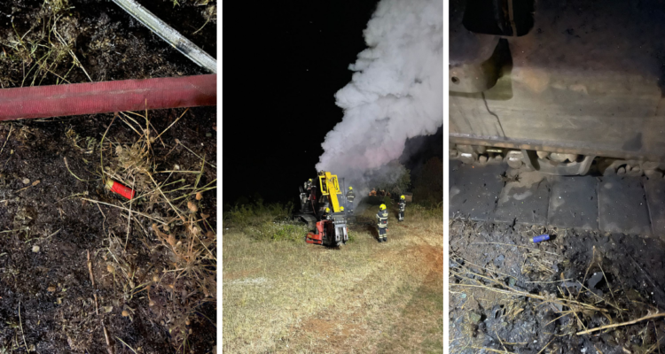 Ataque incendiario en Temuco.