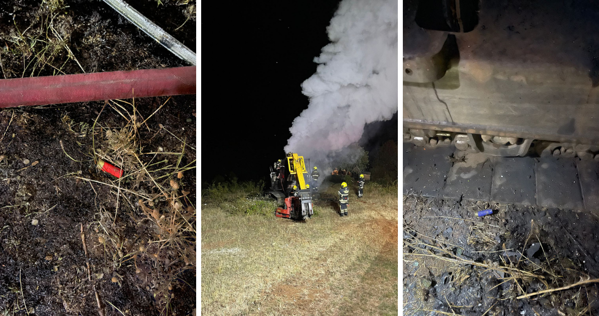 Ataque incendiario en Temuco.
