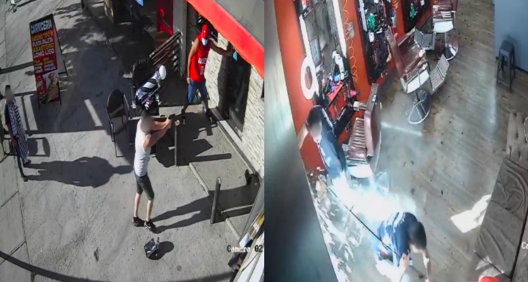 Video revela cómo fue la balacera en barbería de Maipú: todo se debió a una pelea por arriendo