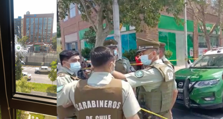 Dos detenidos deja balacera tras asalto a una tienda de Movistar en el mall Plaza Vespucio