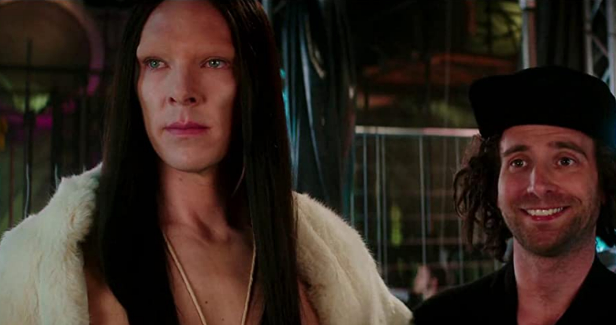 El actor Benedict Cumberbatch en su personaje All (Todo) en Zoolander 2.