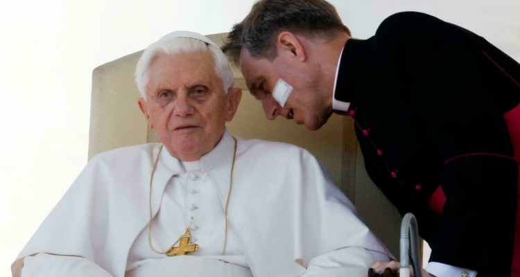 El papa emérito Benedicto XVI
