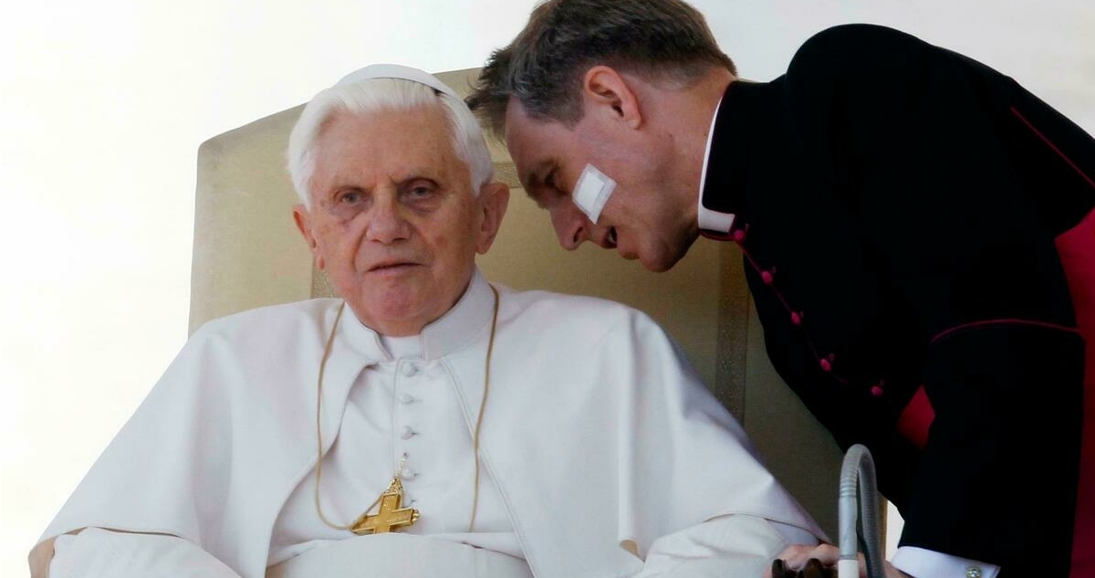 El papa emérito Benedicto XVI