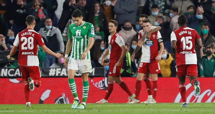 El Real Betis de Pellegrini cayó ante el Celta de Vigo en La Liga