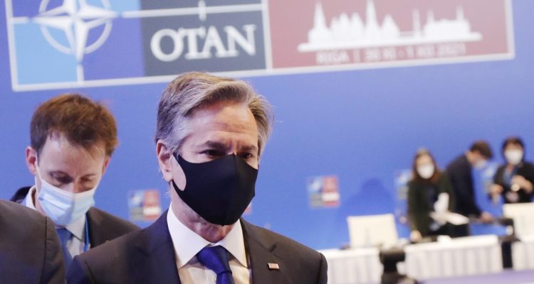 Antony Blinken en la OTAN.