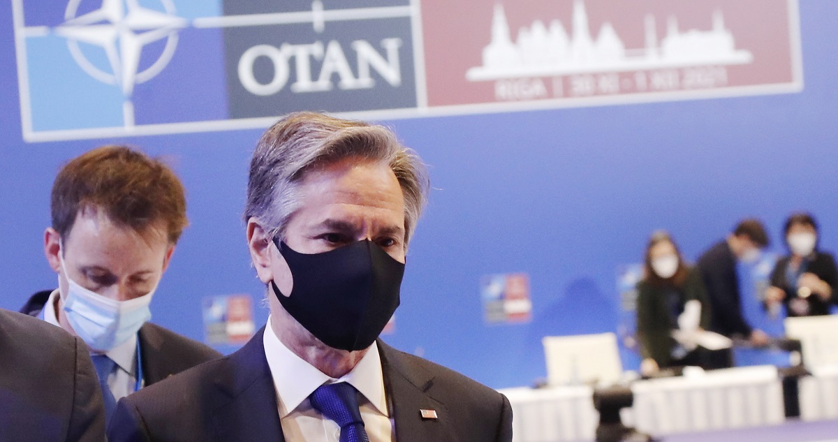 Antony Blinken en la OTAN.