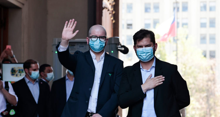 Boric y Jackson en La Moneda