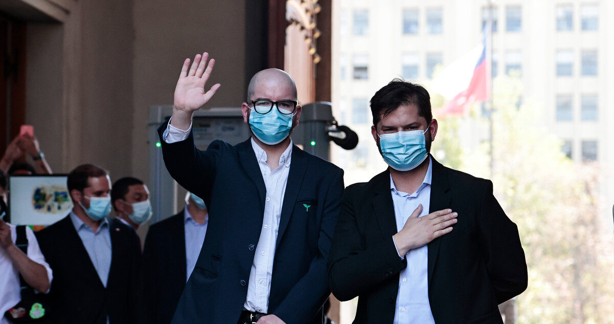 Boric y Jackson en La Moneda