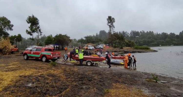 Búsqueda en lago Lleu-Lleu