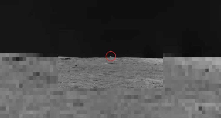 Cabaña misteriosa ubicada en el lado oscuro de la Luna