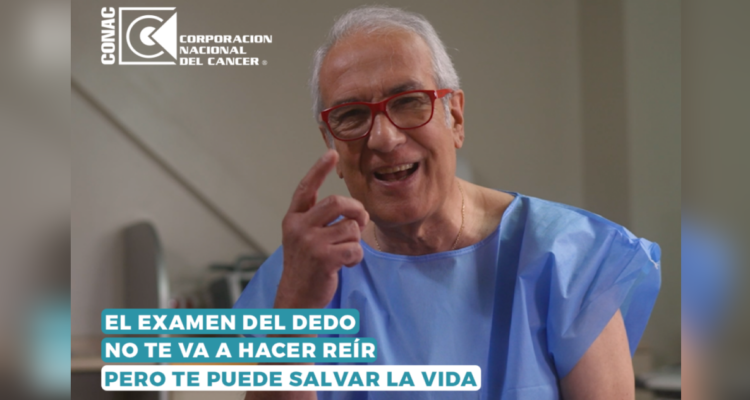 Fernando Alarcón protagoniza campaña de Conac para detección temprana del cáncer de próstata