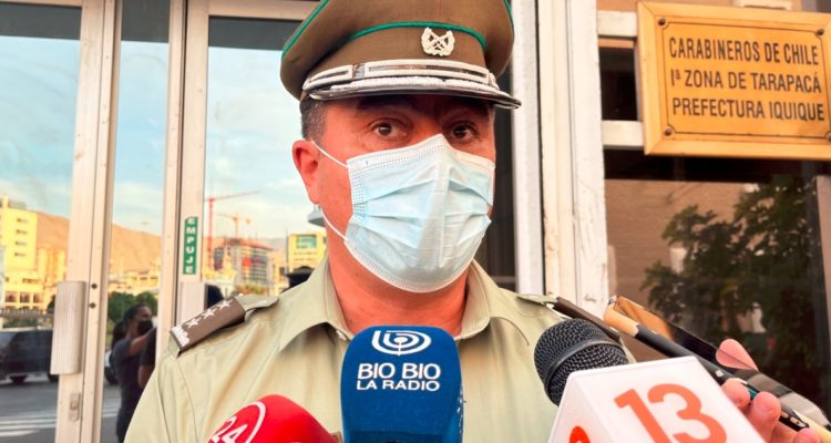 Punto de prensa por carabinero atacado en Iquique