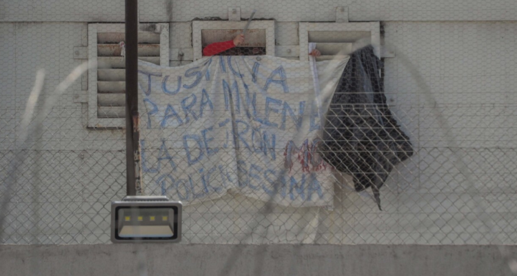 Interna en cárcel de San Miguel