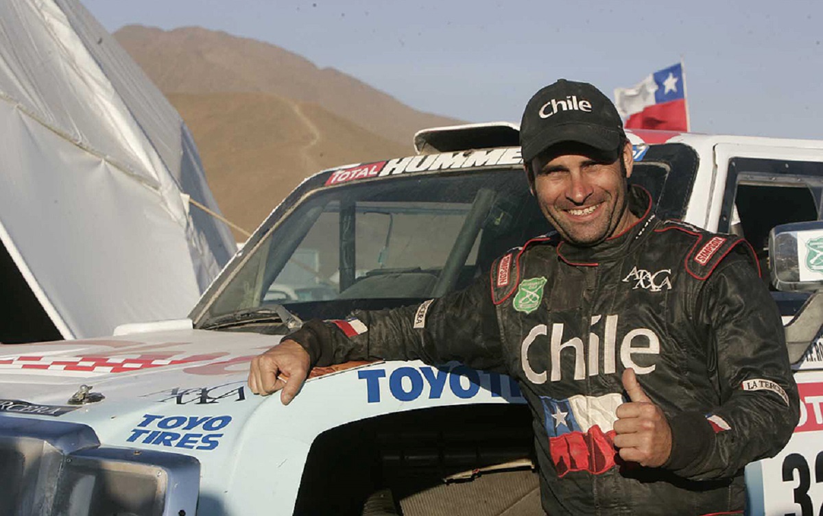 Carlo de Gavardo en el Rally Dakar.