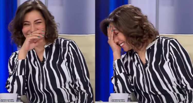 Carmen Gloria Arroyo riéndose