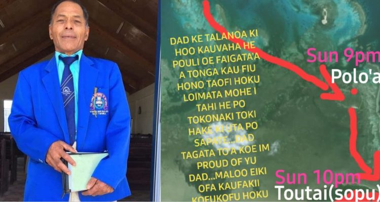 Carpintero que sobrevivió un día en el mar de Tonga tras tsunami