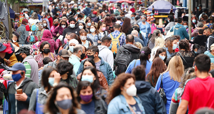 Casos diarios en la región del Bío Bío.