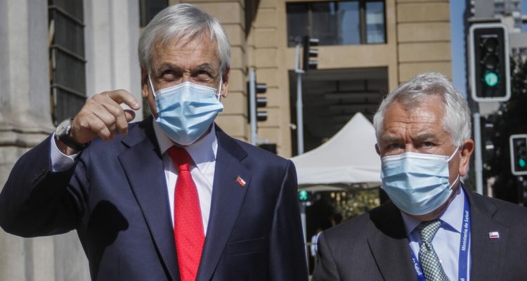 Presidente Piñera y jefe del Minsal, Enrique París