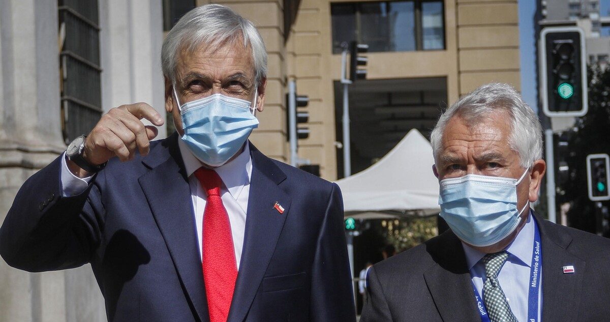 Presidente Piñera y jefe del Minsal, Enrique París