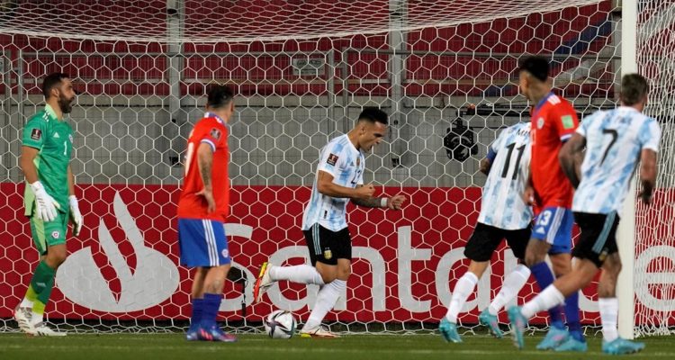 Argentina celebra ante Chile