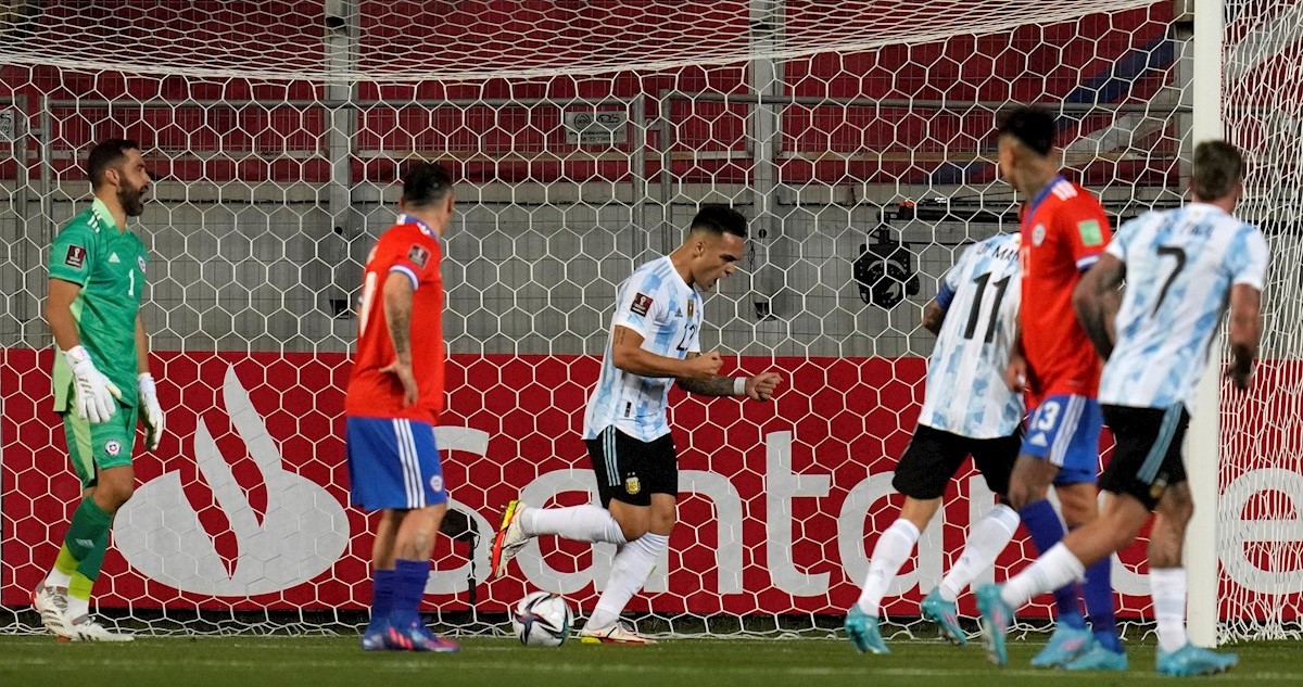Argentina celebra ante Chile