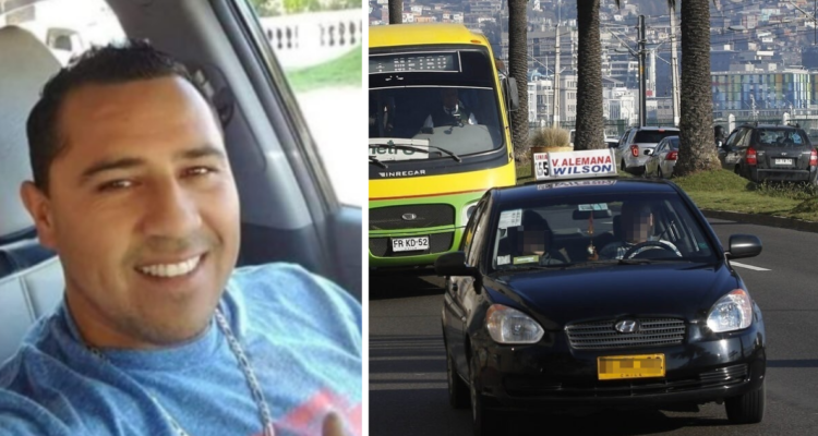 Colectivero y vehículo en Viña del Mar